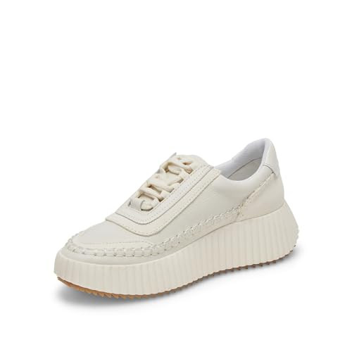 Dolce Vita Women's Dolen Sneaker White Leather | Amazon (US)