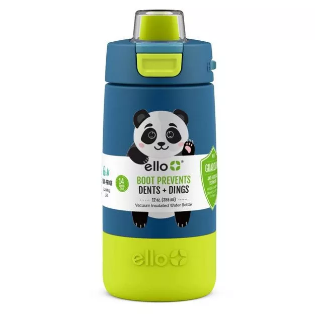 Ello 12oz Stainless Steel Colby Kids' Water Bottle