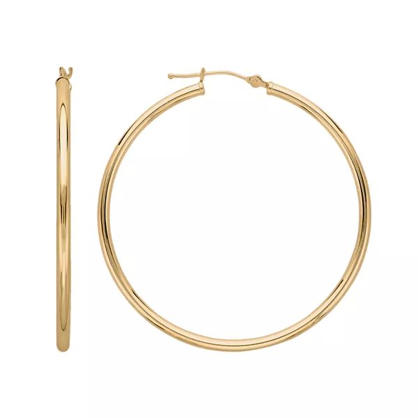 Everlasting Gold 10k Gold Hoop Earrings | Kohl's
