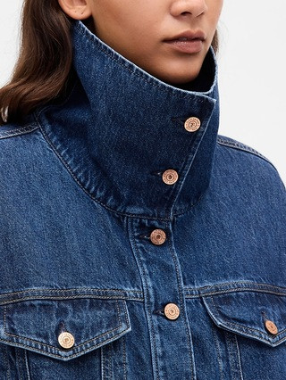 Denim Oversized Cocoon Jacket | Gap (CA)