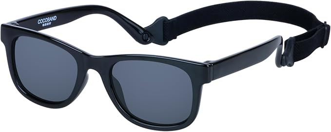 COCOSAND Baby Sunglasses with Strap Polarized Flexible Square UV400 for Infant Toddler Boys Girls... | Amazon (US)