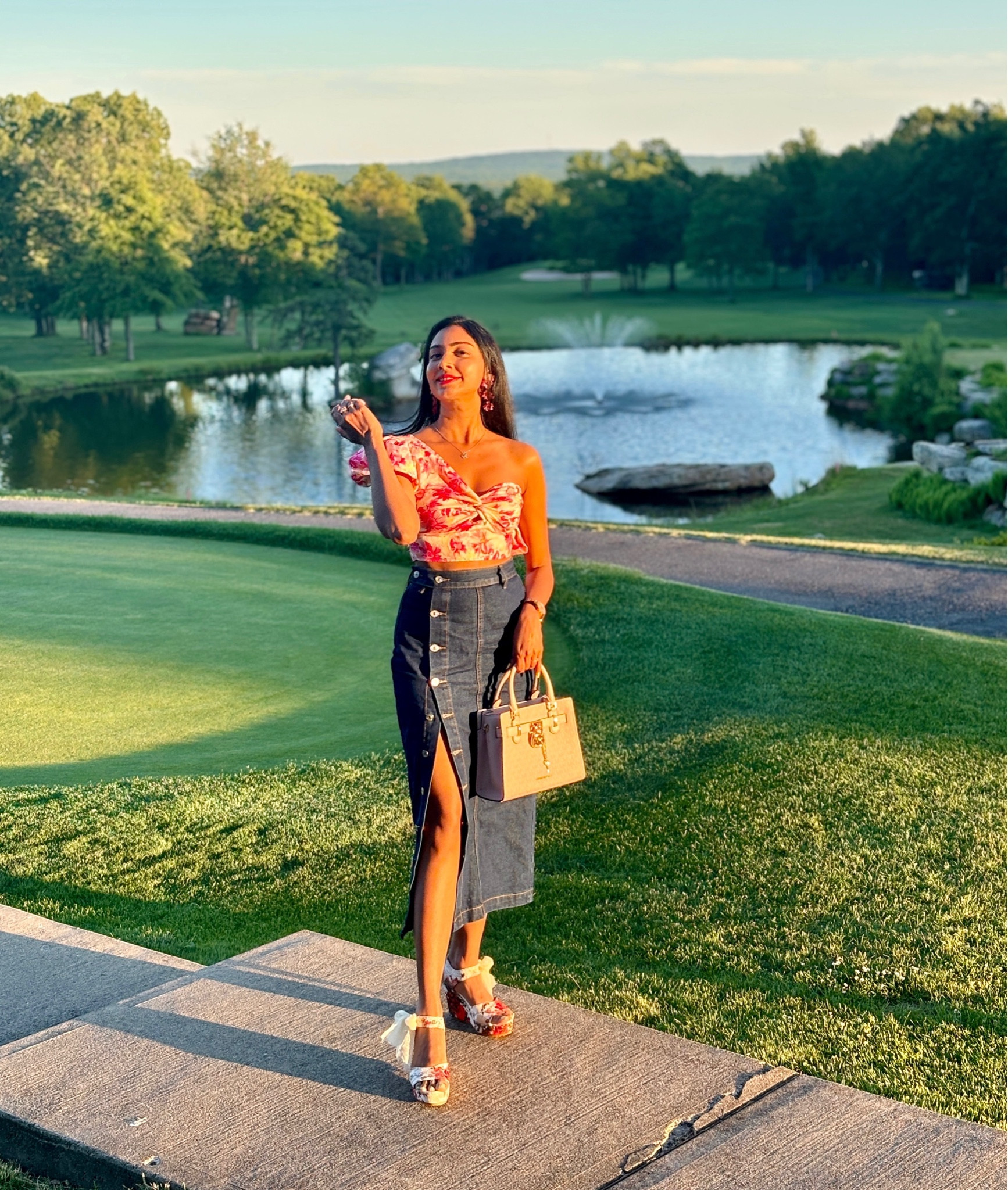 
Rate this cute date night outfit with a Sunkissed look.☀️💋

Dinner outfit, date night outfit, denim
Skirt, crop top, one shoulder top,  summer outfit, summer collection, summer ootd, outfit inspo, outfit inspiration 

#LTKSeasonal #LTKitbag #LTKstyletip