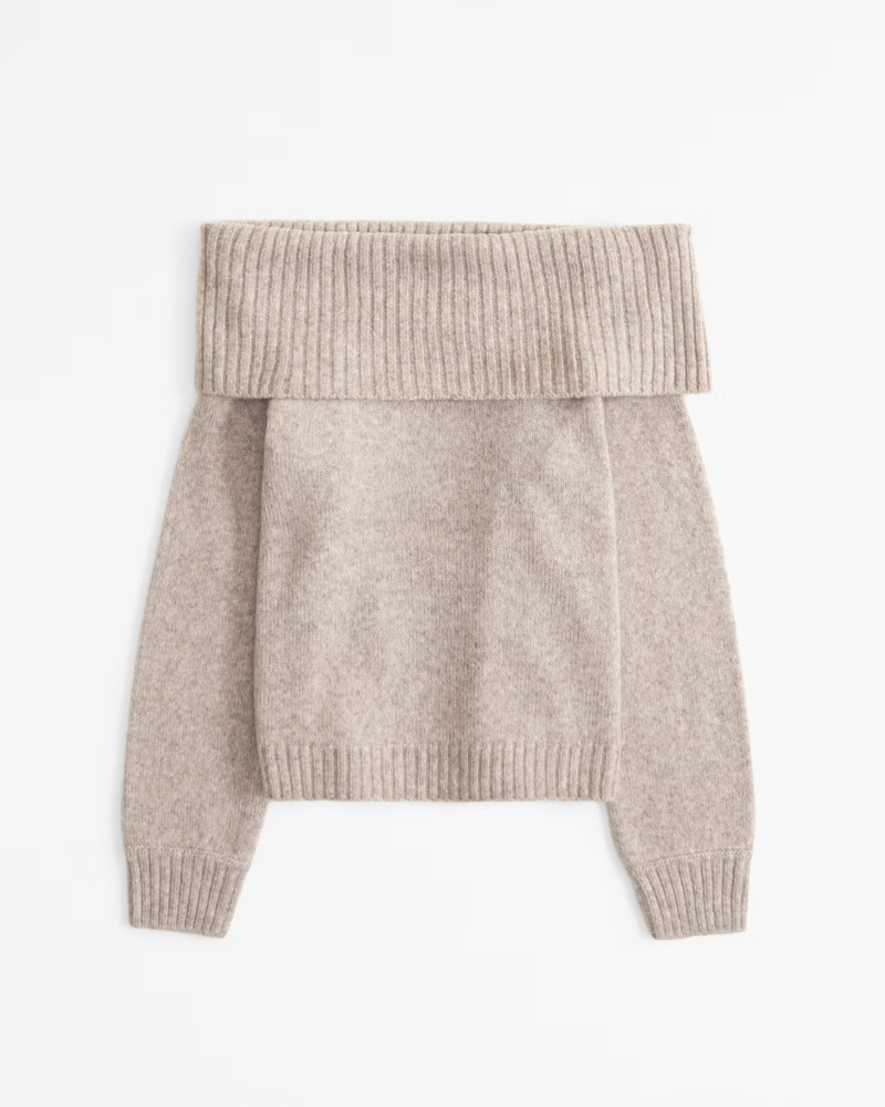 Women's Off-The-Shoulder Sweater | Women's New Arrivals | Abercrombie.com | Abercrombie & Fitch (US)