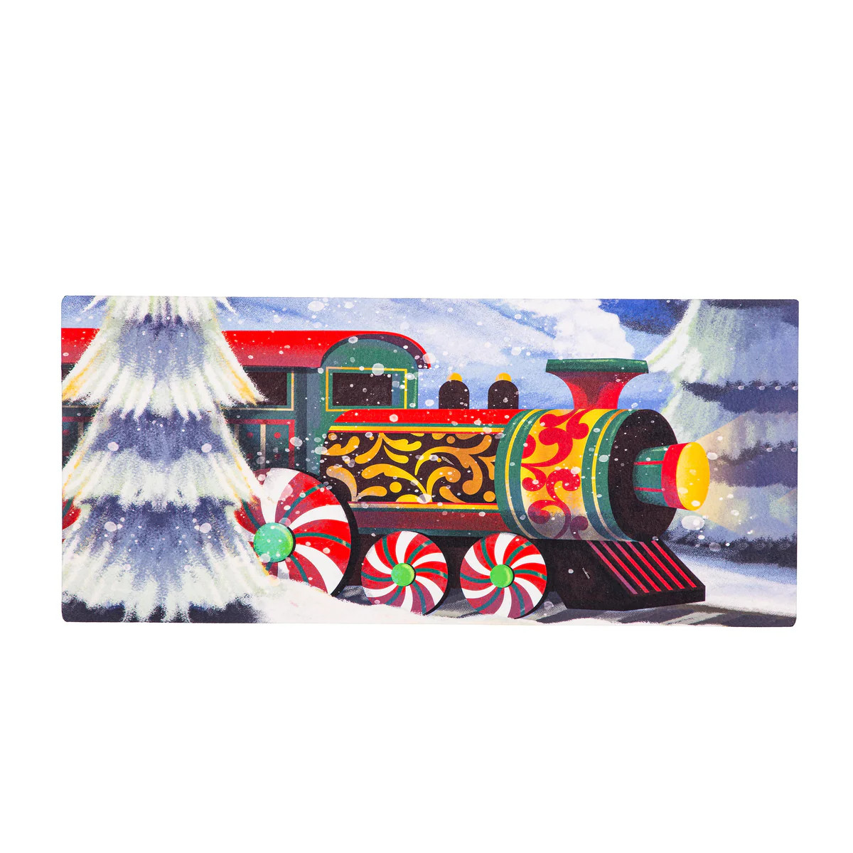 Home for the Holiday Train Sassafras Switch Mat | My Evergreen