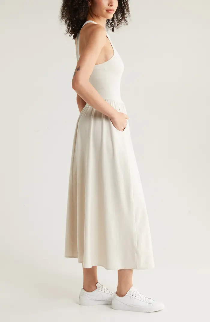 Effortless Cutout Back Hybrid Dress | Nordstrom