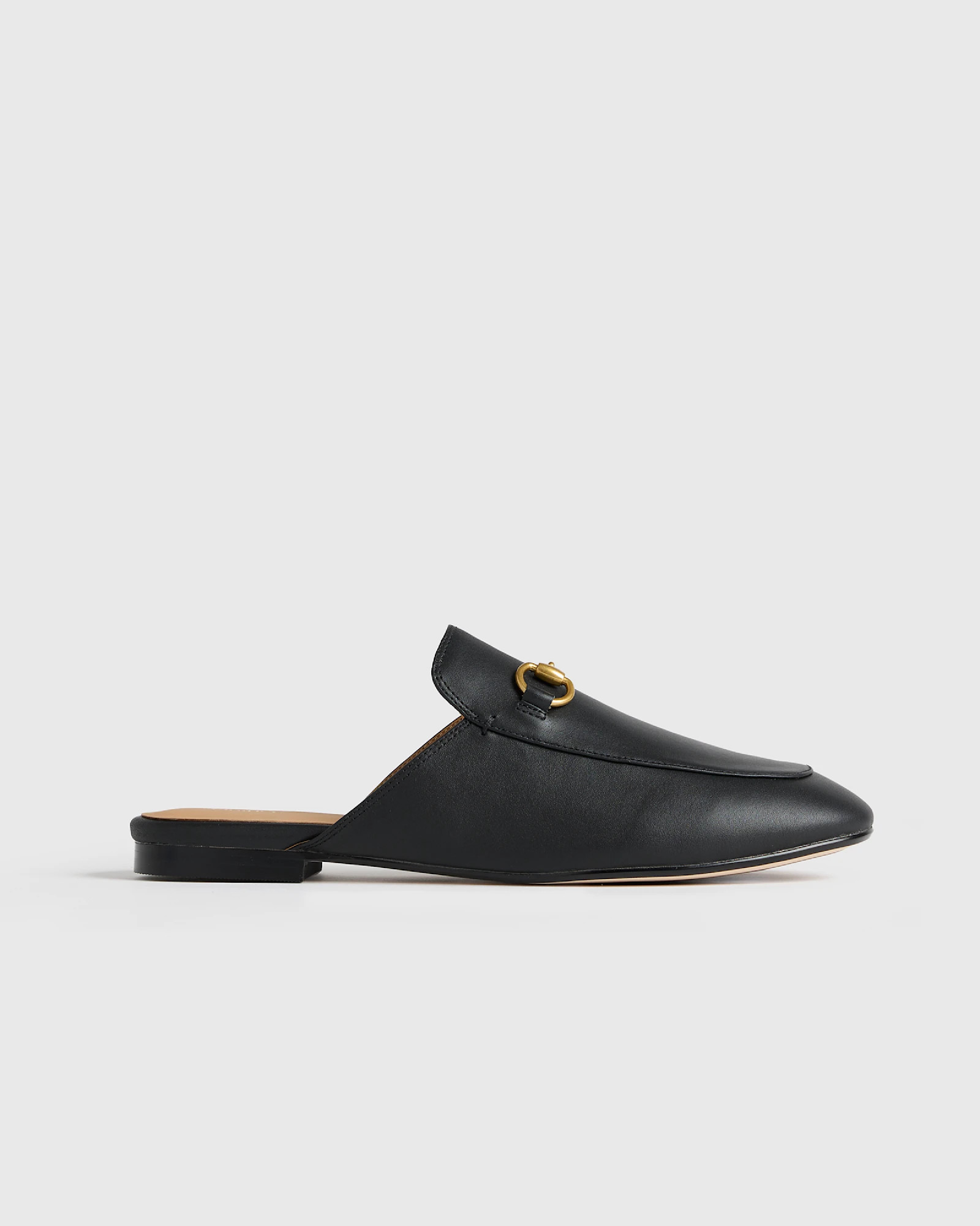 Italian Leather Horsebit Loafer Mule | Quince