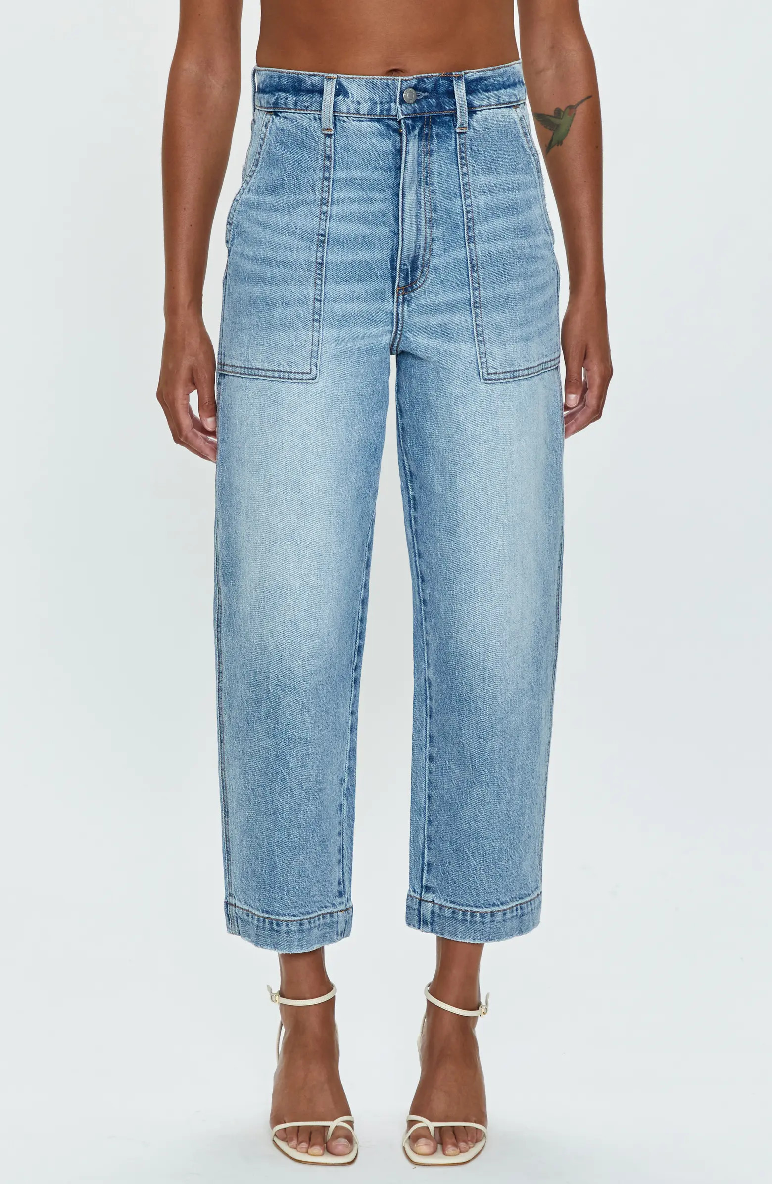 Pistola Turner High Waist Ankle Straight Leg Jeans | Nordstromrack | Nordstrom Rack