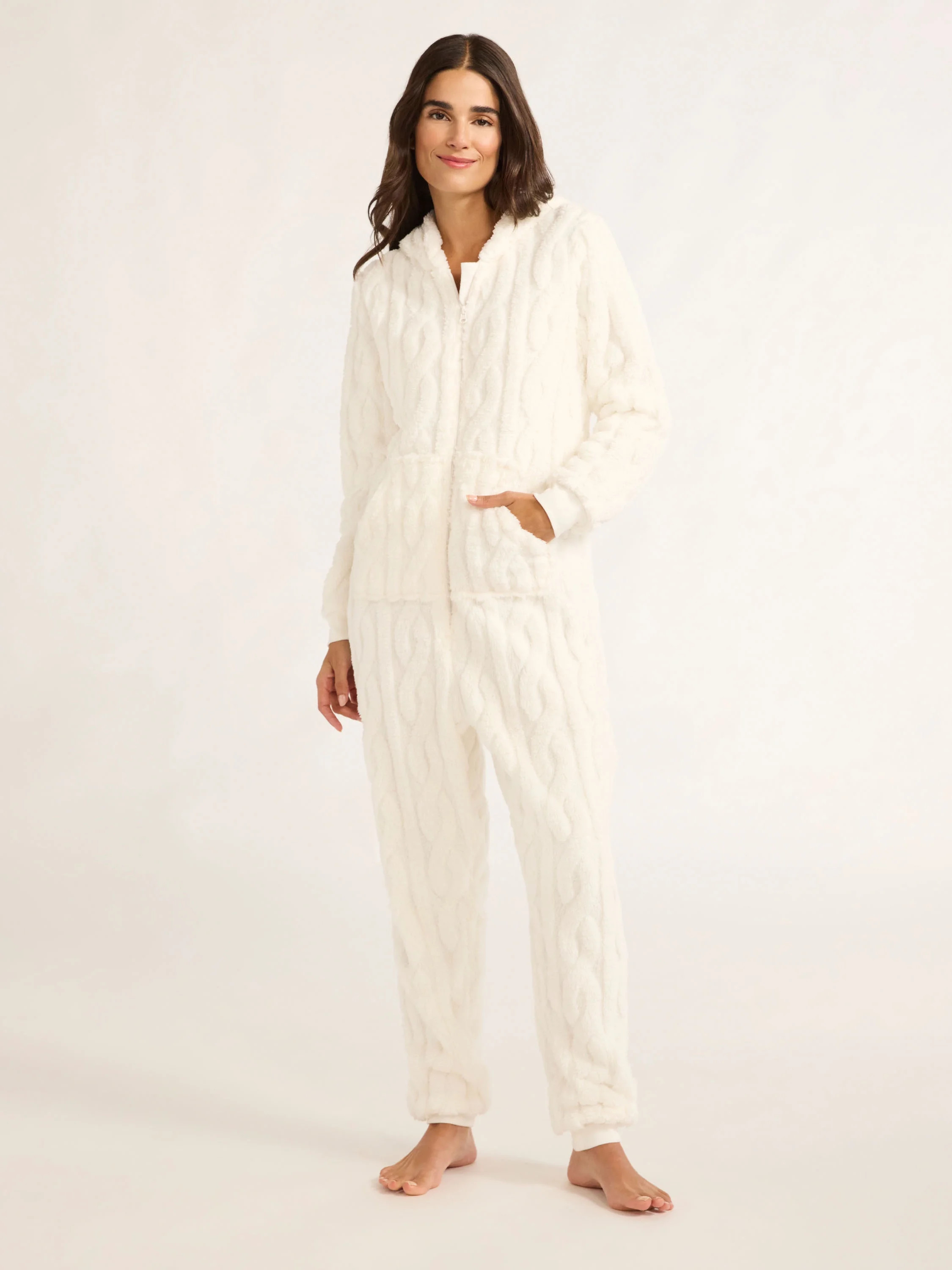 Joyspun Women's Hooded Jacquard Union Suit, Size XS- 3X | Walmart (US)