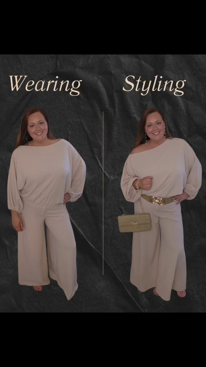 Same set… totally different vibe ✨If you’ve been wearing your matching sets “as is,” try THIS 👇Adding a belt + accessories = instant elevated lookThis neutral 2 piece set is comfy but can easily be dressed up for brunch, date night, or vacation. I personally love it for resort wear!Everything linked 🤎 #vacationstyle #2pieceset #vacationoutfit #resortwear

#LTKgrwm #LTKOver40 #LTKMidsize