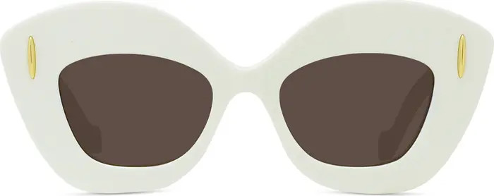 Loewe Anagram 48mm Small Cat Eye Sunglasses | Nordstrom | Nordstrom