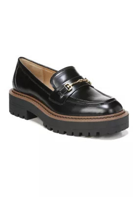 Sam Edelman Women's Laurs Lug Sole Loafers, Black, 10M | Belk