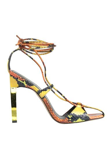 The Attico Woman Sandals Marigold Size 6 Leather | YOOX (US)