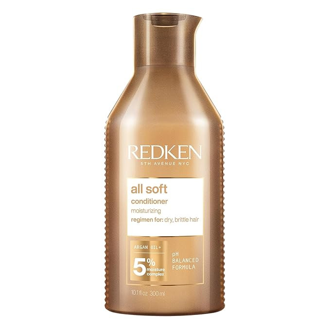 Redken All Soft Conditioner | For Dry, Brittle Hair | Moisturizes & Provides Intense Softness | W... | Amazon (US)