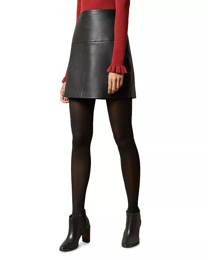 Valiat Leather Mini Skirt | Bloomingdale's (US)