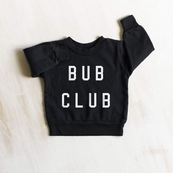 Kids Black "Bub Club™" Everyday Sweatshirt | Ford and Wyatt