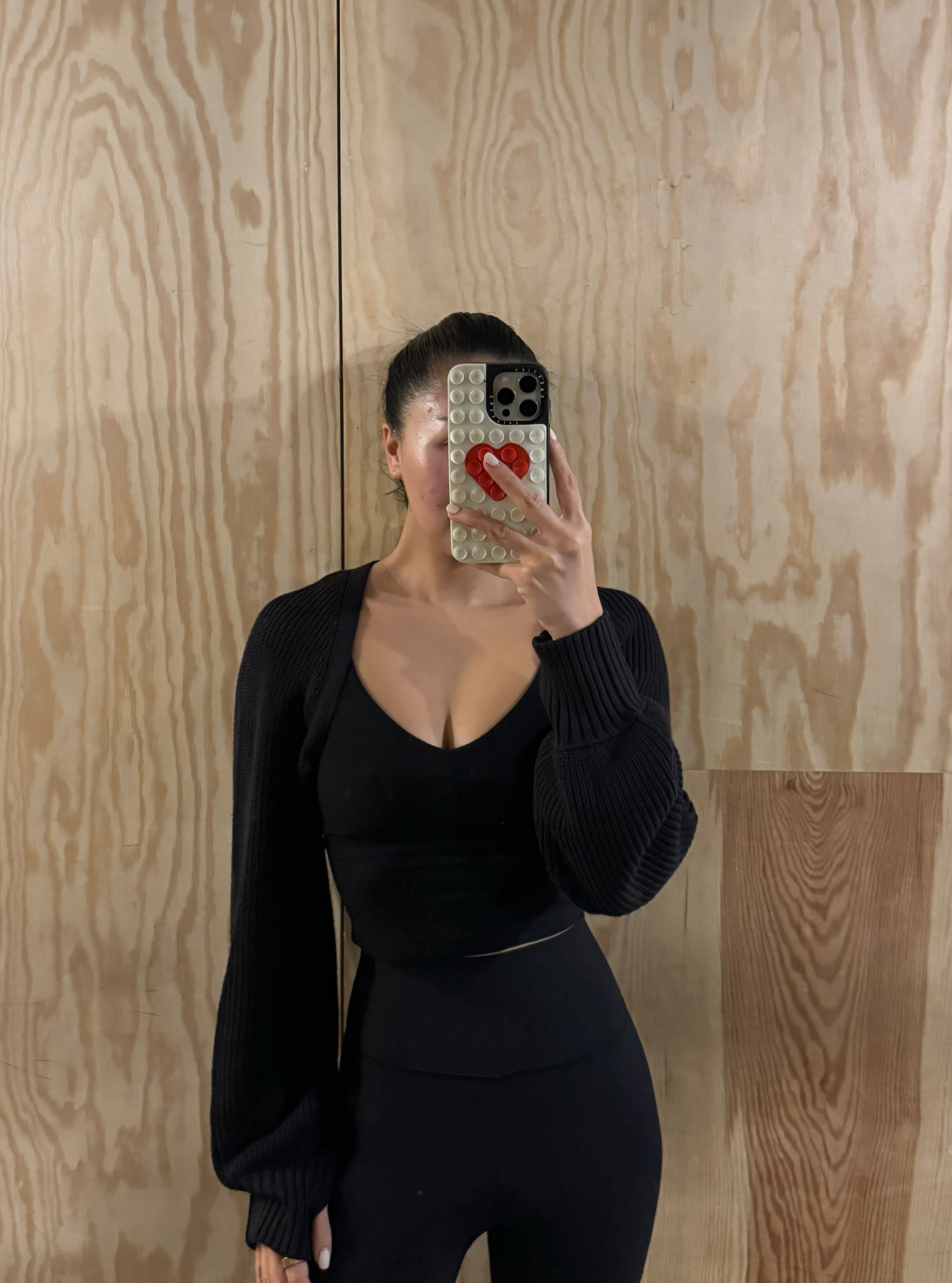 Workout look for today 🩰

Obsessed with this shrug to throw on any athlesuire fit for a more elevated look and it has thumb holes too! 

#LTKPetite #LTKActive #LTKFindsUnder50