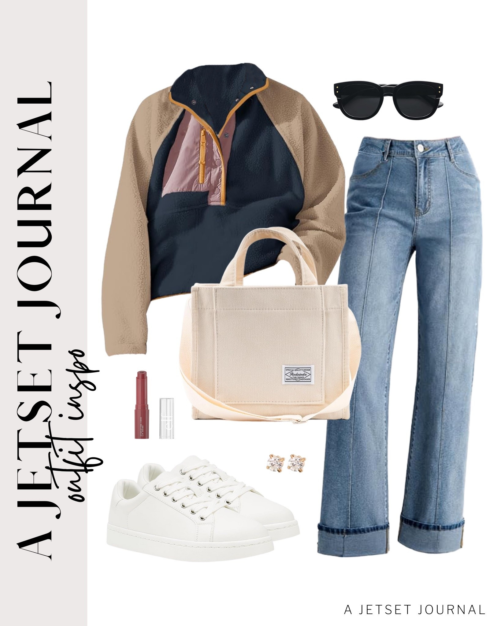 I'm loving this cozy sweater, perfect for any casual outfit. Pair it with these cool sunglasses and you're good to go!
sherpa pullover sweater, white sneakers, elf lip shine, weekend style, fall fashion, beauty must have, Amazon finds, comfy outfit, functional bag, affordable style, seasonal favorites, fall outfit idea

#LTKU #LTKFindsUnder50 #LTKSeasonal