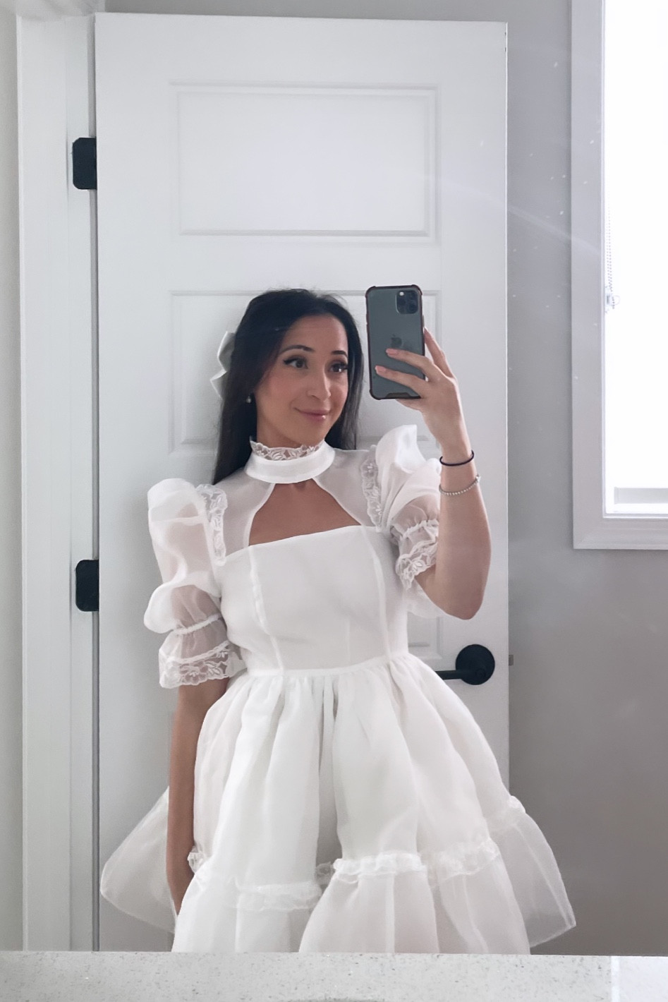 been dreaming about wearing this dress even before getting engaged. It’s literally the most perfect romantic bridal dress ever 🕊️🤍👰🏻‍♀️ I got so many compliments while wearing it & paired it with chunky Mary Jane platform heels, ruffle white socks, and a big white bow veil for a romantic girly cottage core look ☁️🕊️👰🏻‍♀️

I linked another color in this EXACT dress + other puff white dresses from the same brand. You can find this exact item on the brands website too (just couldn’t link on here)

#LTKstyletip #weddingdress #bridaldress #puffdress #tulledress #ruffledress #cottagecoredress #romanticdress #engagementdress #rehersaldinnerdress

#LTKFind #LTKxAnthro #LTKwedding