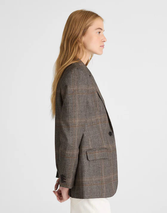 Cardigan Blazer in Plaid | Madewell