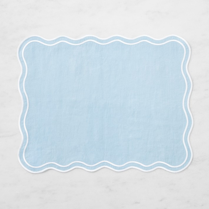 AERIN Scalloped Placemats, Set of 4 | Williams-Sonoma