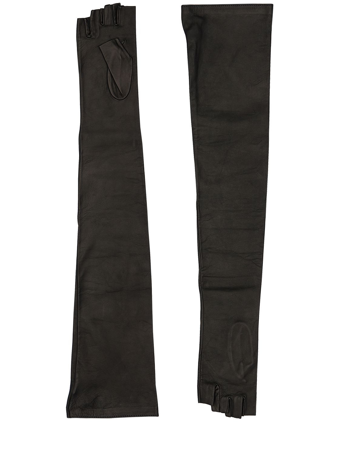 Long Leather Gloves | Luisaviaroma