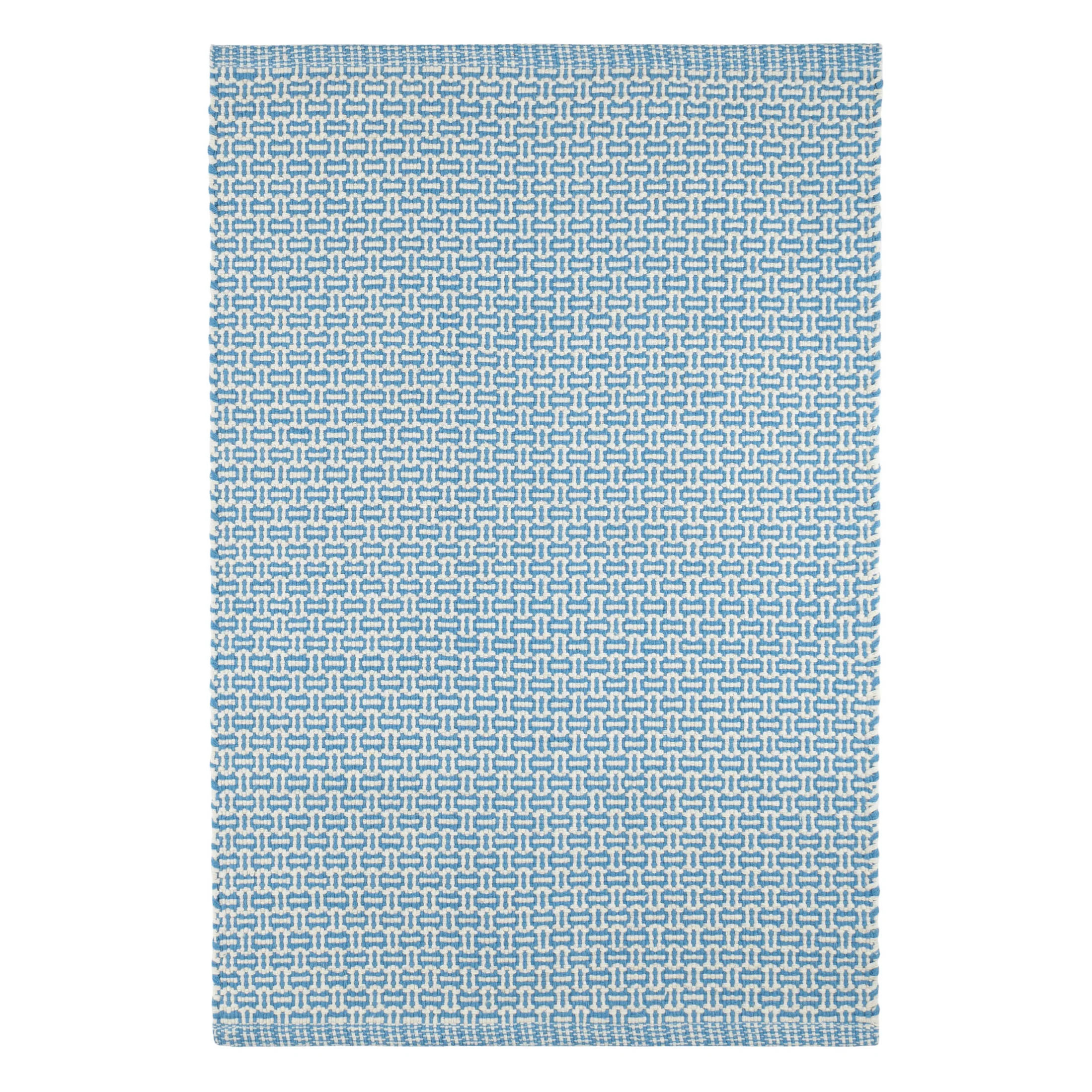 Miss Muffet Handwoven Cotton Rug | French Blue | Annie Selke