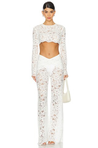 Madison Pants in Cream | Revolve Clothing (Global)