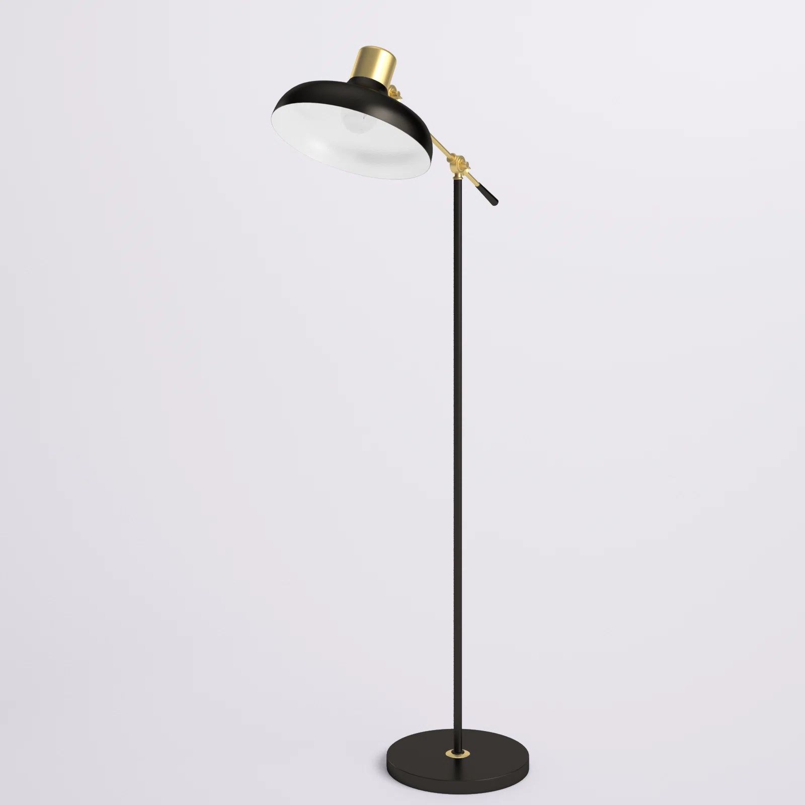 Asna 65'' Gold/Black Task/Reading Floor Lamp | Wayfair North America