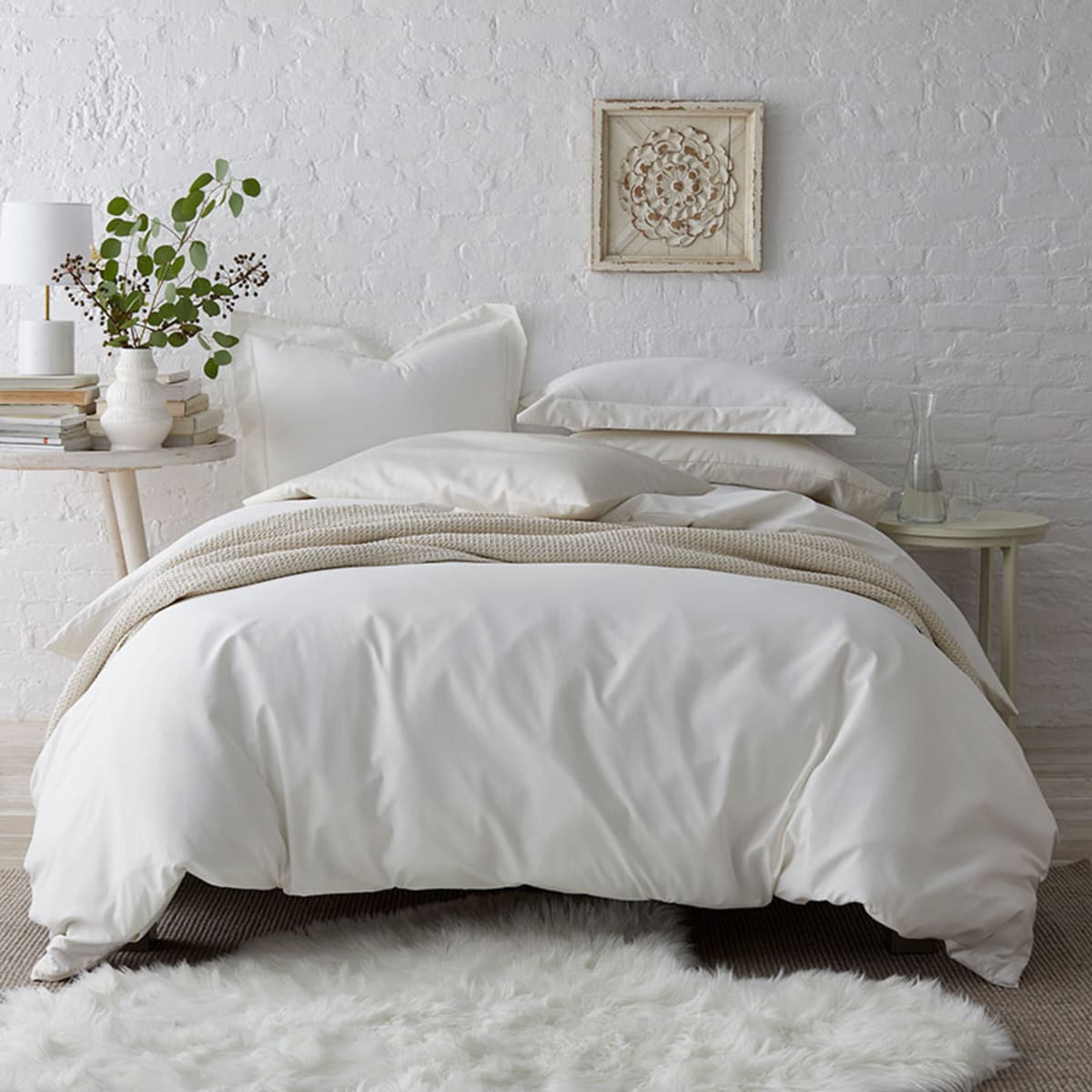Company Cotton™ Wrinkle-Free Sateen Duvet Cover | The Company Store