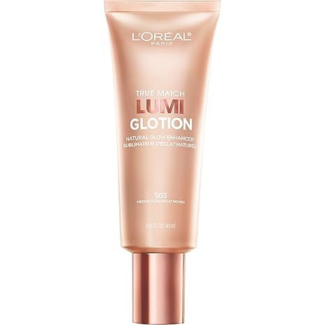 L'Oreal Paris Makeup True Match Lumi Glotion Natural Glow Enhancer Lotion, Medium, 1.35 Ounces | Amazon (US)