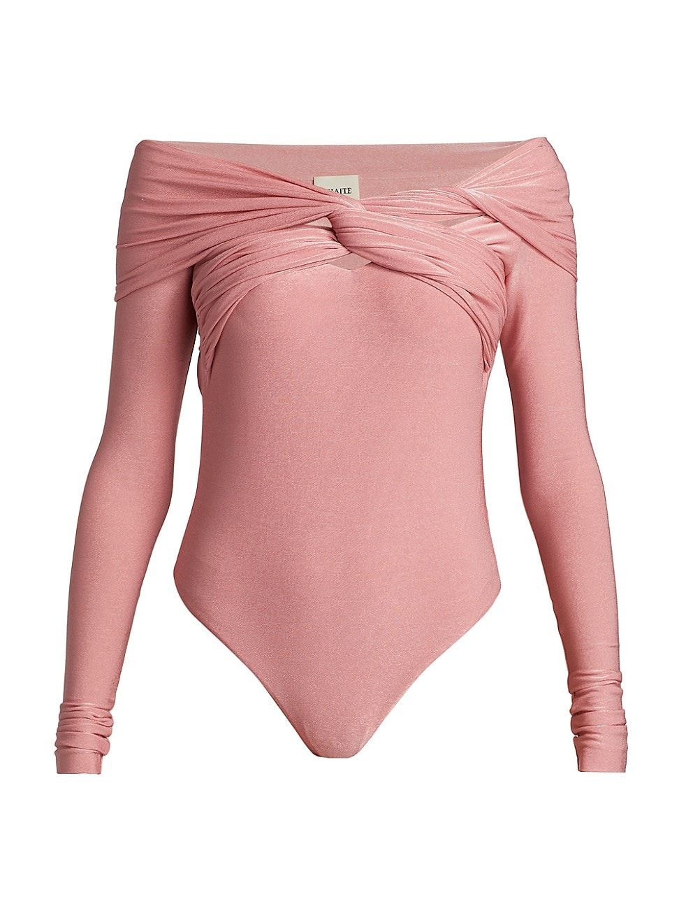 Women's Cibo Twist Bodysuit - Salmon - Size XL | Saks Fifth Avenue