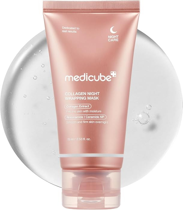 medicube Wrapping Mask Collagen Overnight Peel Off Facial Mask | Elasticity & Hydration Care, Red... | Amazon (US)
