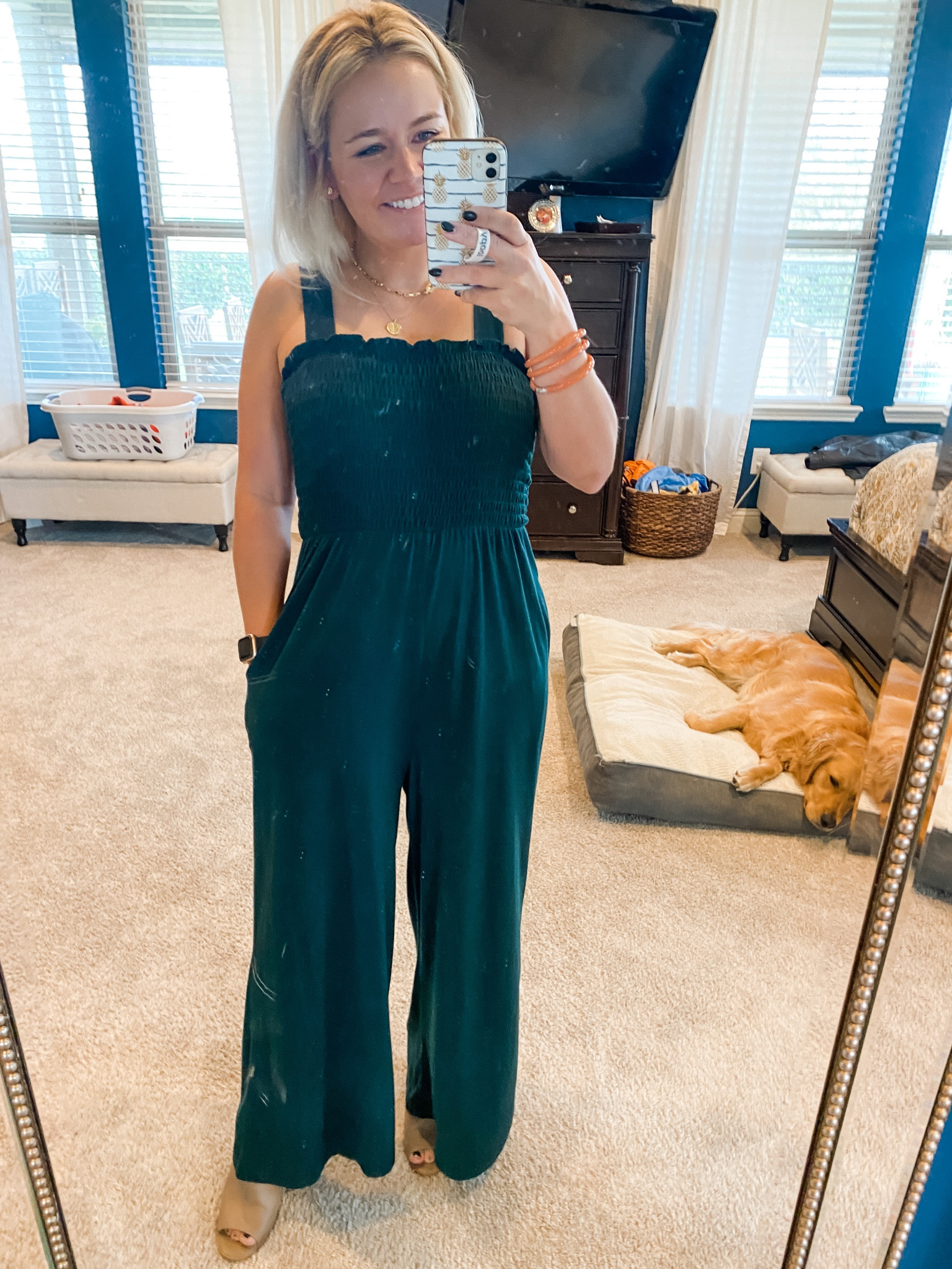 Getting outta the house for the first time in a week! 🙌🏼 Loving this jumpsuit find, too! 

#LTKunder50 #LTKHoliday #LTKSeasonal