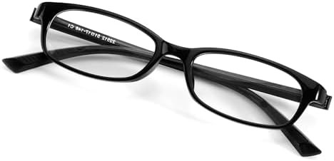 Trendy Fake Glasses Small Rectangle Y2K Eyewear with Anti Blue Light for Women's Cosplay and Dail... | Amazon (US)