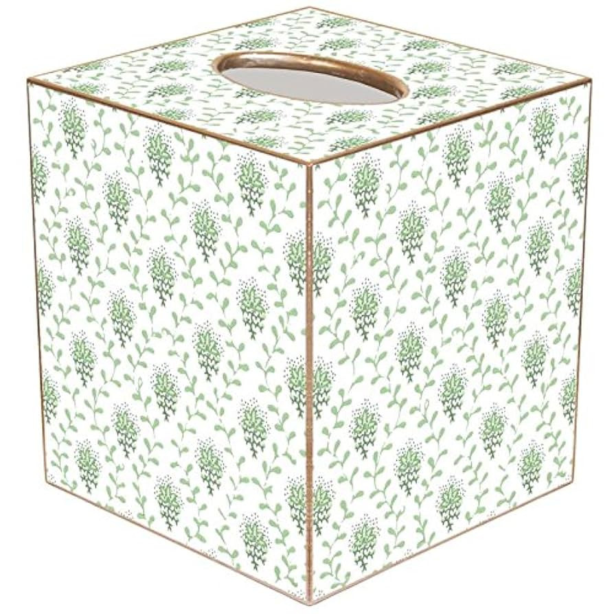 Marye-Kelley, Avignon Provencial Print Decoupage Rectangular Sage Green Tissue Box Cover | Amazon (US)