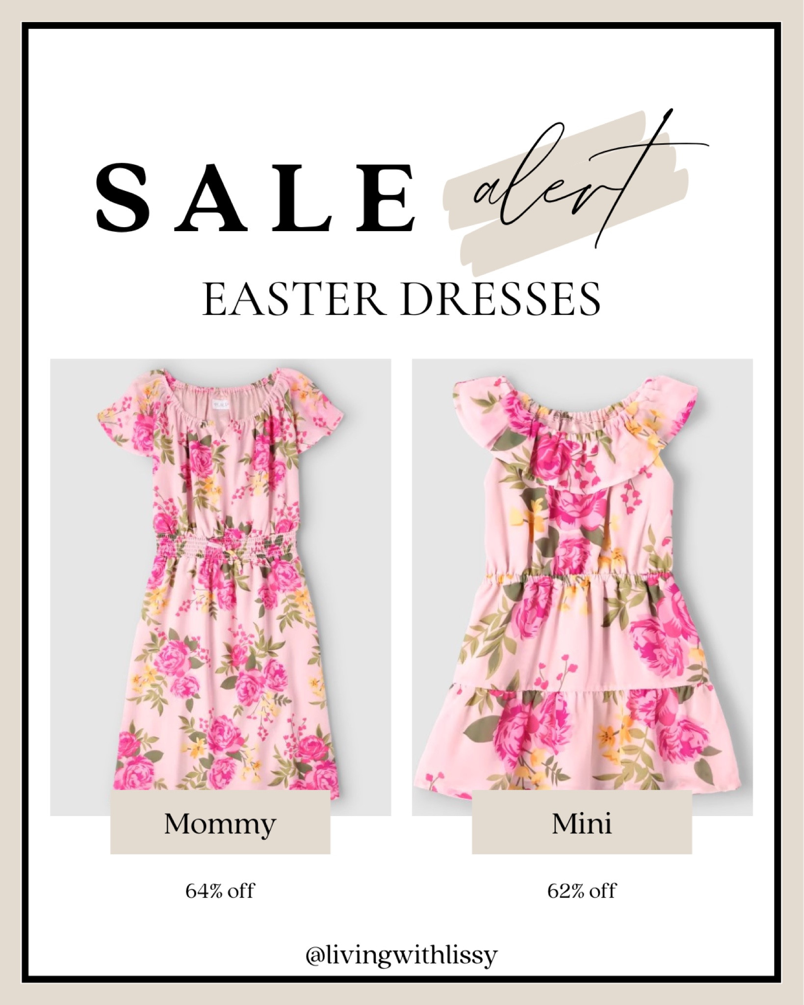 Easter dresses, mommy and me, toddler girl dress, Easter dress, floral dress, spring dress, summer dress, matching family

#LTKsalealert #LTKSeasonal #LTKfamily