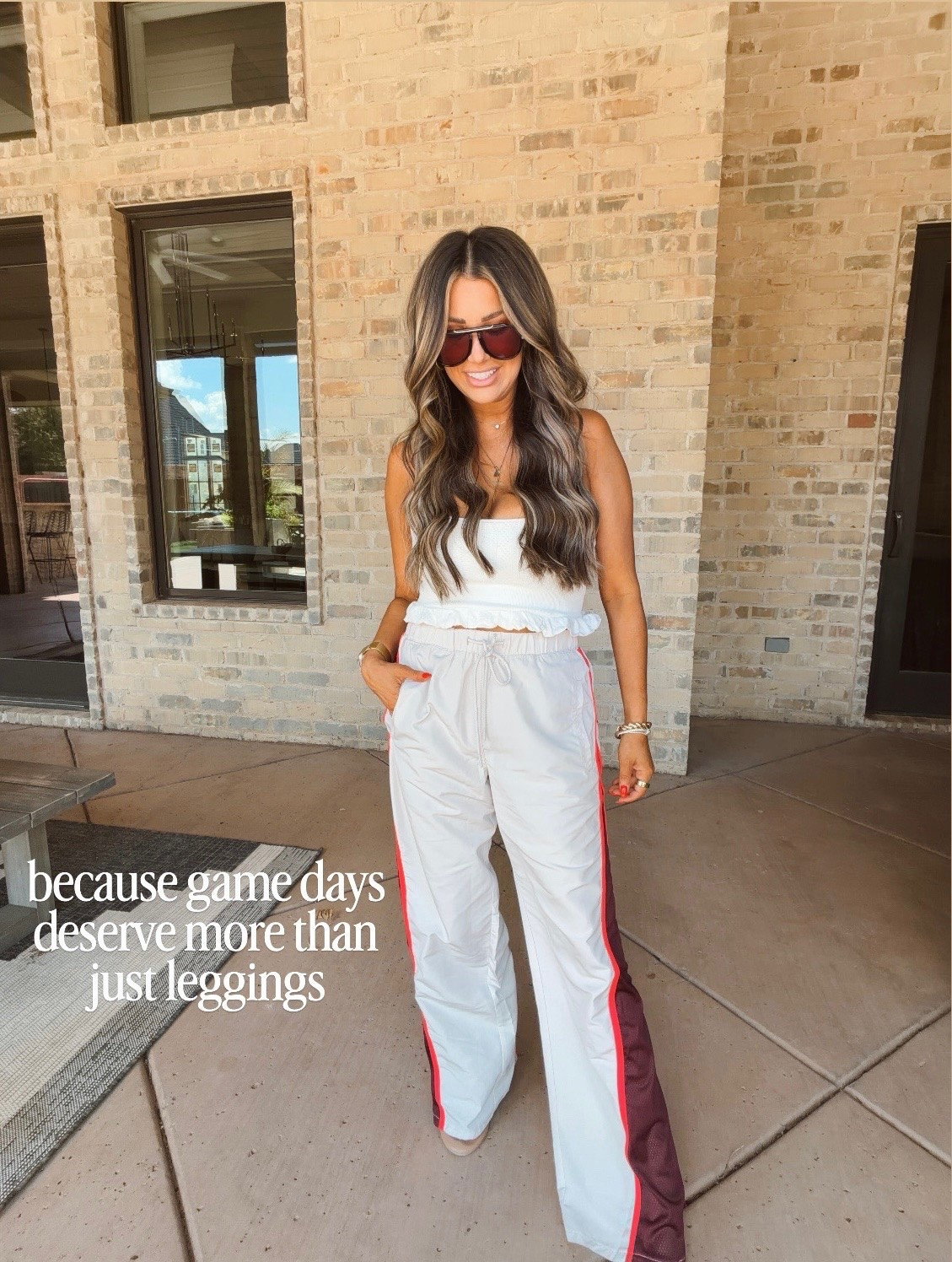 Wore these pants last year had to get them in another color. They’re so good!!

#LTKSeasonal #LTKootd #LTKgrwm