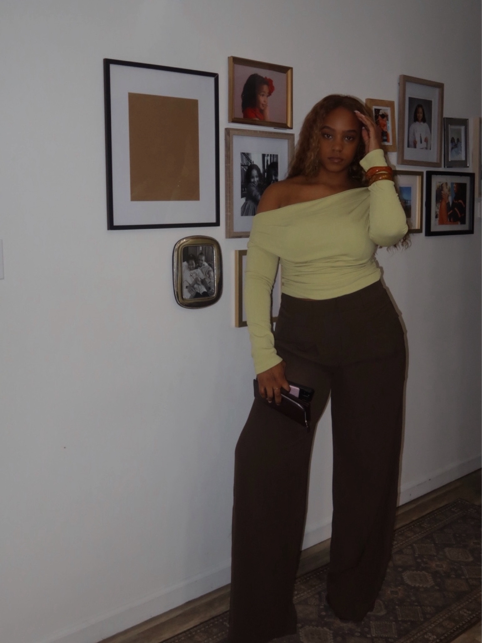 Size 12
Midsize
Green and brown 
Brown slacks 
Workwear 
Tall girl friendly 
What to wear 
Pistachio
Off the shoulder top

#LTKFindsUnder50 #LTKMidsize #LTKWorkwear