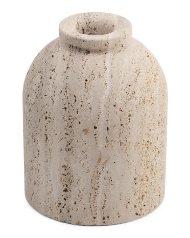10x8 Travertine Vase | TJ Maxx