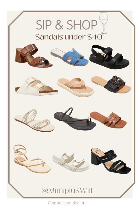 Summer sandals under $40!

Sandals | heels | summer shoes | spring shoes | small heel 
Follow @mimipluswill for more! 

#LTKshoecrush #LTKfindsunder50 #LTKGiftGuide