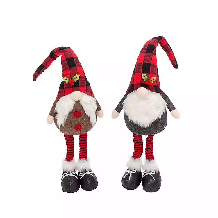 Red and Black Standing Gnomes, Set of 2 | Kirkland's Home