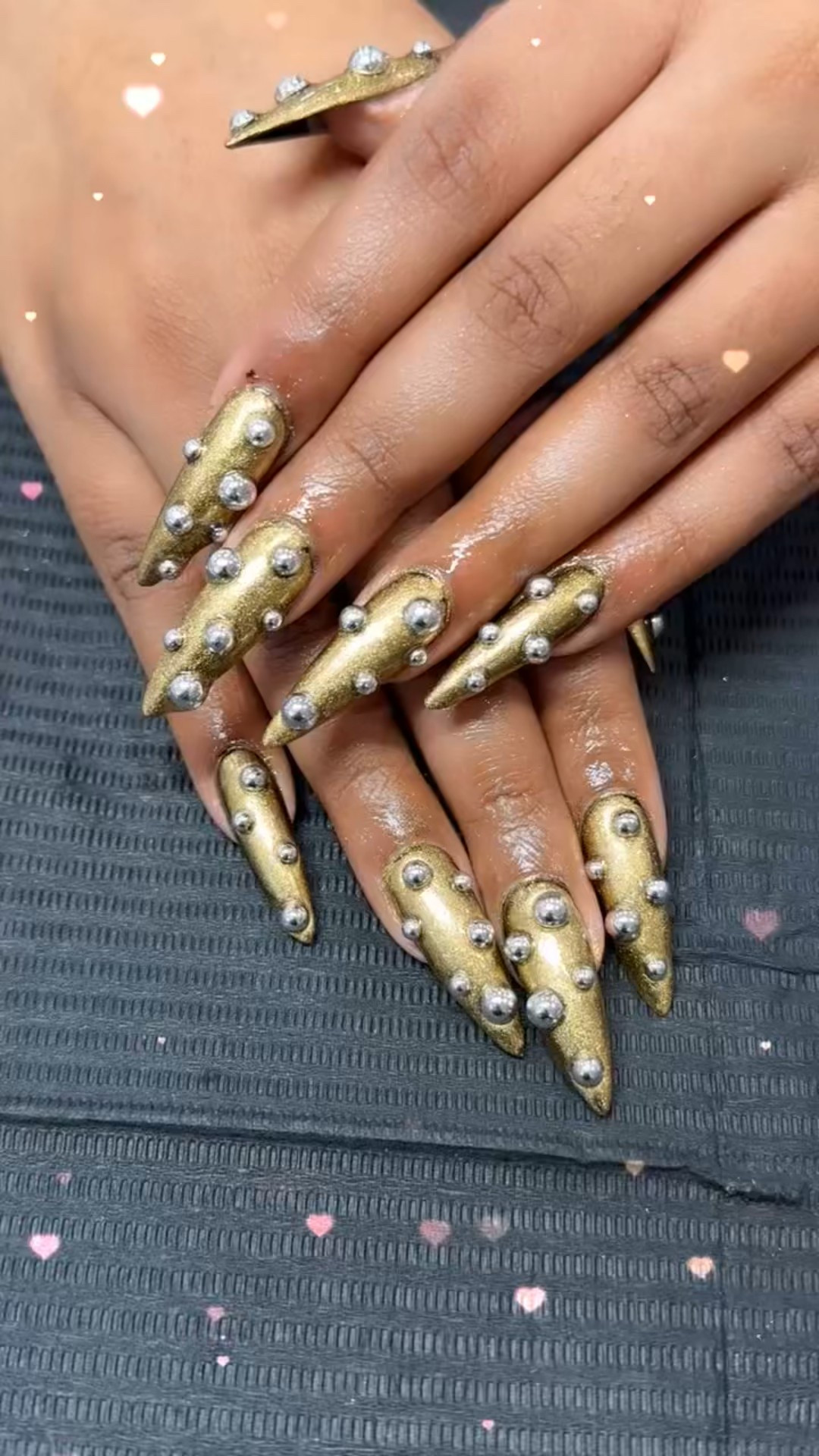 Nail Inspo Alert 💅🏽 Even as a young teen I’ve always kept my nails done & these were my Birthday nails for Aquarius Season! 🎂♒️ Aren’t they just magical! The gold chrome really makes them stand out! I wear Apres Gel-X nails in long stiletto & my nail beds have never felt better. I keep them on 4-5 weeks! 

#LTKselfcare #LTKBeauty #LTKSeasonal