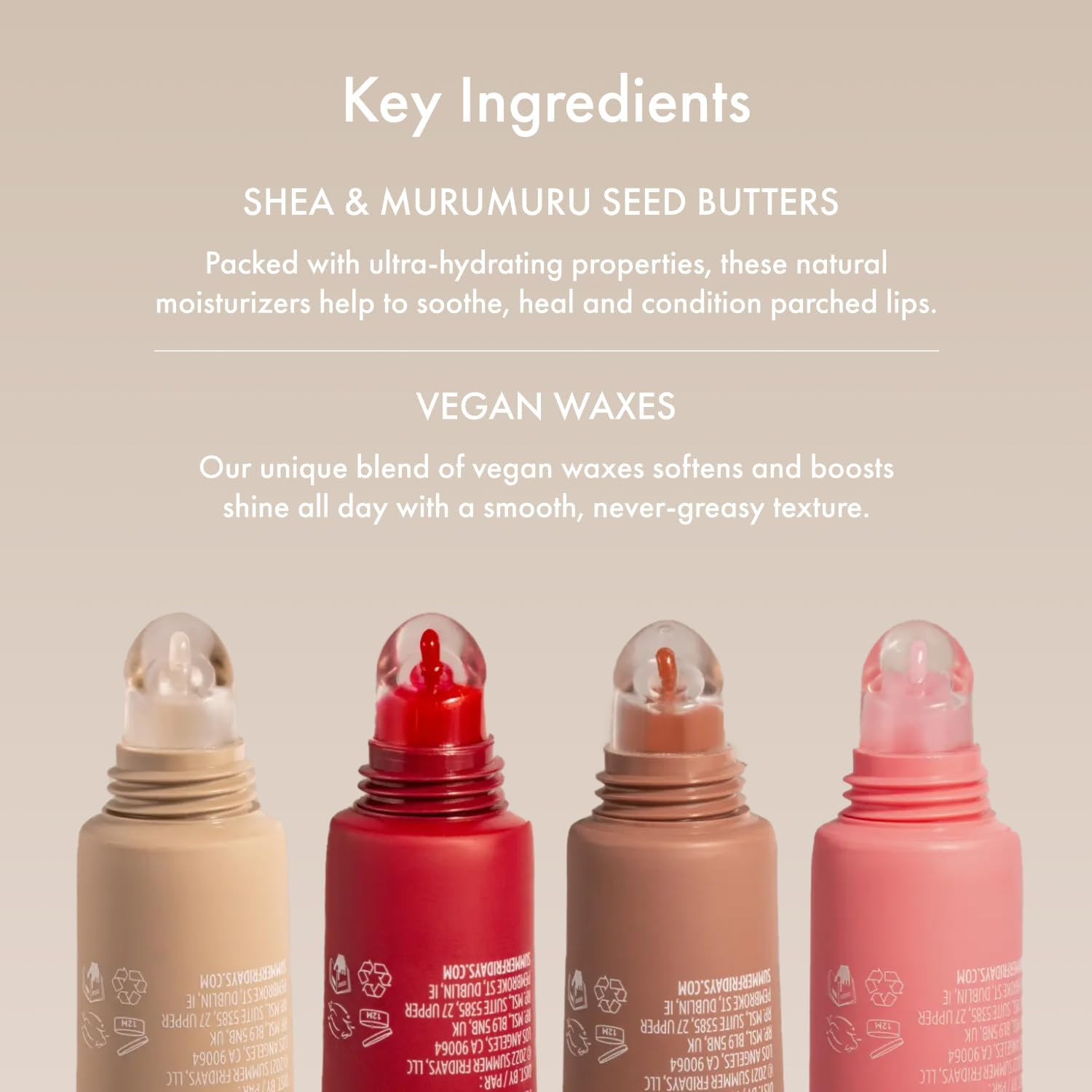Summer Fridays Tinted Lip Butter Balm - Conditioning Vegan Lip Balm for Instant Moisture, Shine &... | Amazon (US)
