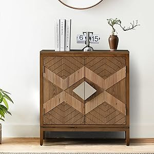 Ahokua Sideboard - Buffet Cabinet with Storage,Mid Century Modern Cabinet Credenza -Cabinet with ... | Amazon (US)