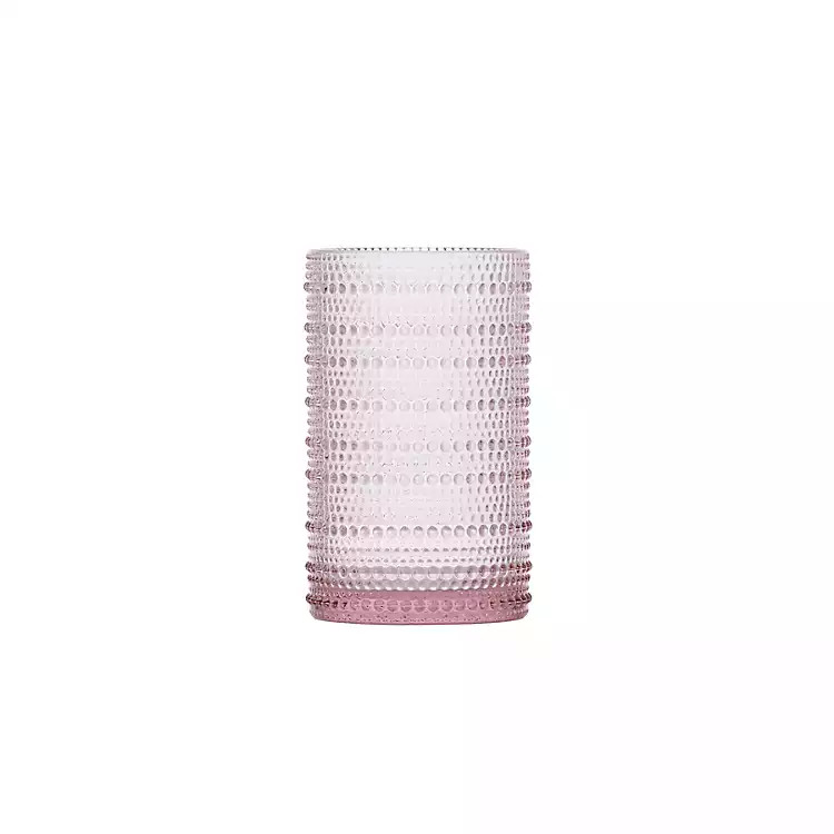 Fortessa Pink Bead Tall Glasses, Set of 6 | Kirkland's Home