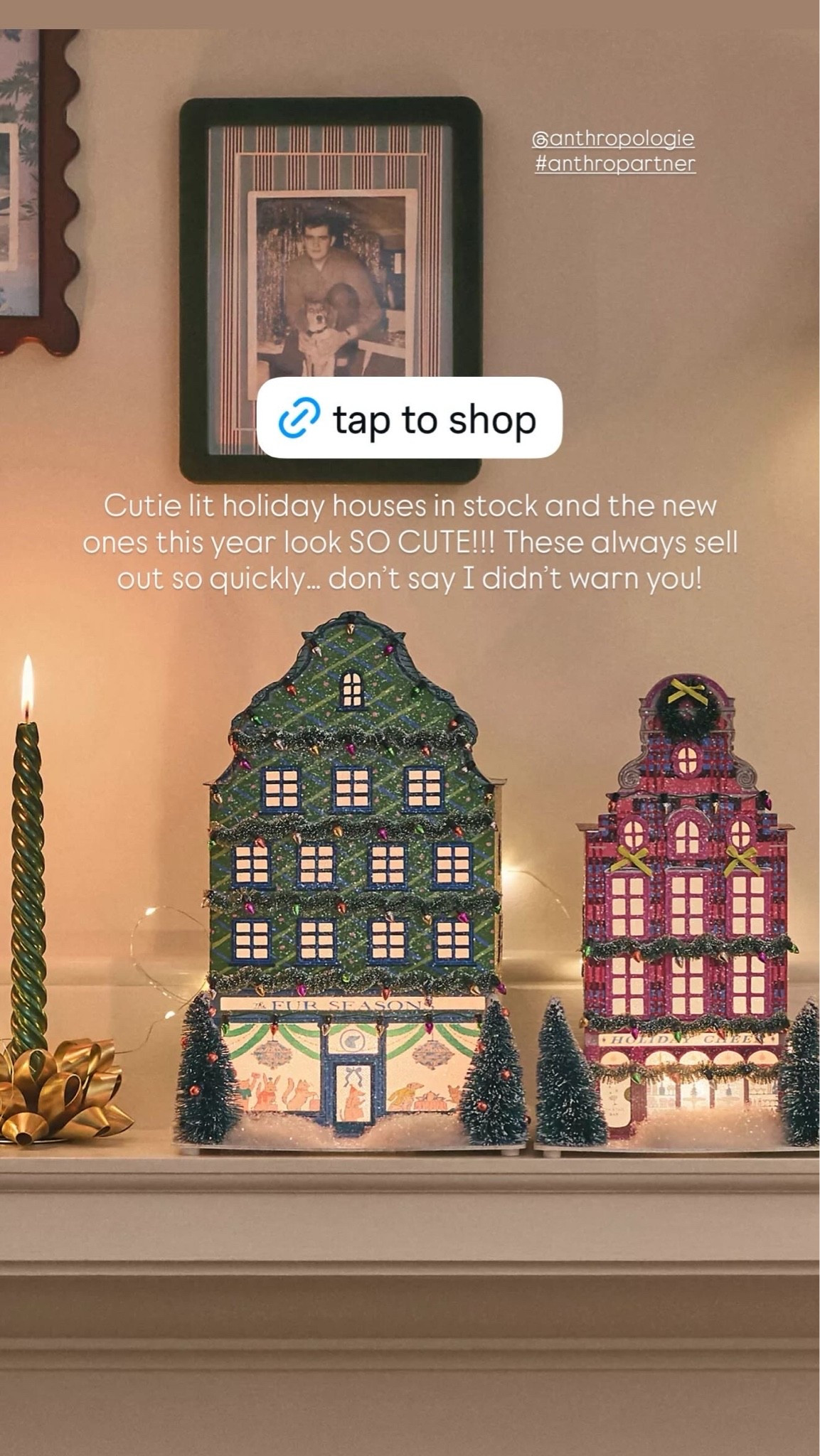 We collect these little @Anthropologie  lit houses every year and this year’s houses are so cute! I like to mix a little collection into both of the kids’ bedrooms each holiday season. They’re so gorgeous, the details are incredible and they’re under $40!!

#LTKKids #LTKmomlife #LTKSeasonal