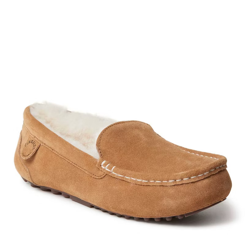 Fireside By Dearfoams Women's Mel Genuine Shearling Moccasin | Target