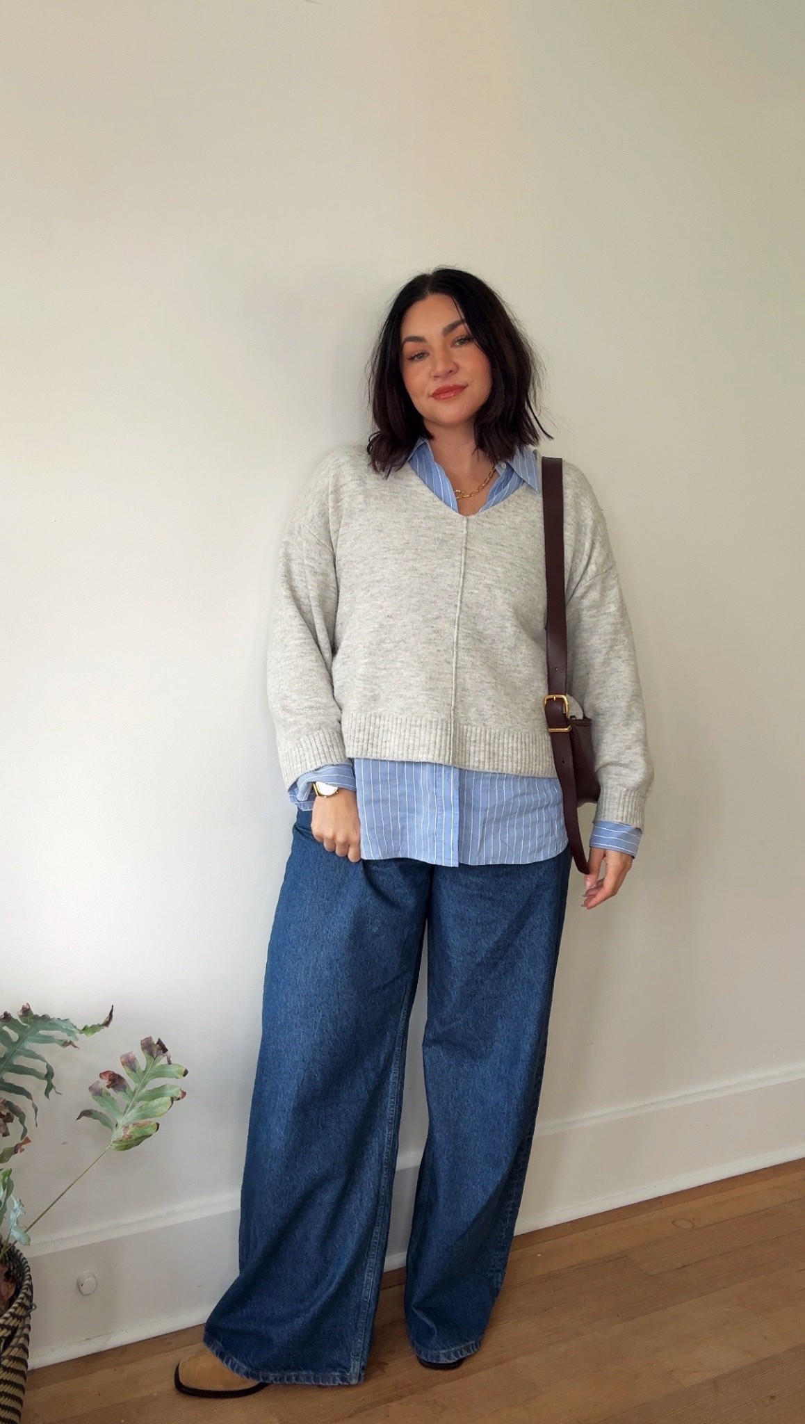 A classic oversized effortless fall look is life!

This blue top is one of my favorite purchases of all time, I use it every single season of the year. Now in the fall it’s the perfect accent color to fall neutrals. Worth every single penny to get this piece high quality!

Wearing top size XL
Jeans Size 32


#LTKMidsize