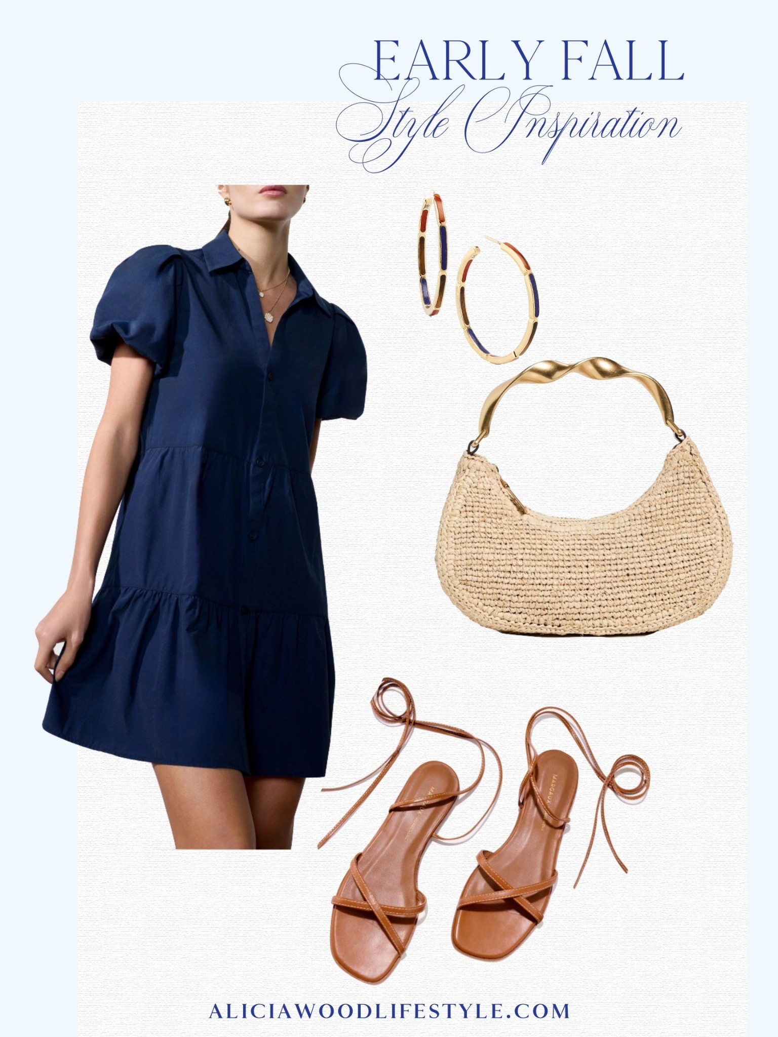 Early Fall Style Inspiration

Navy Havana mini dress Transparent heels
Tan ankle wrap sandals 
woven raffia handbag with gold handle 
Gold multi stone hoop earrings 

#LTKOver40 #LTKSeasonal #LTKStyleTip