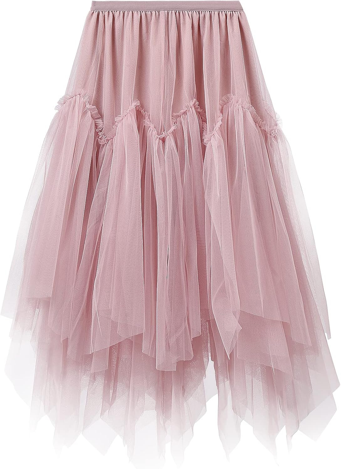 Asvsua Tulle Skirts for Women Pleated Skirts for Women Midi Tea Length Long Skirt A Line Tutu Ski... | Amazon (US)